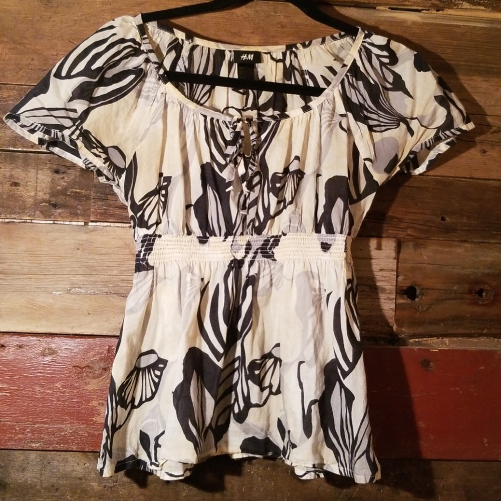 H&M print top